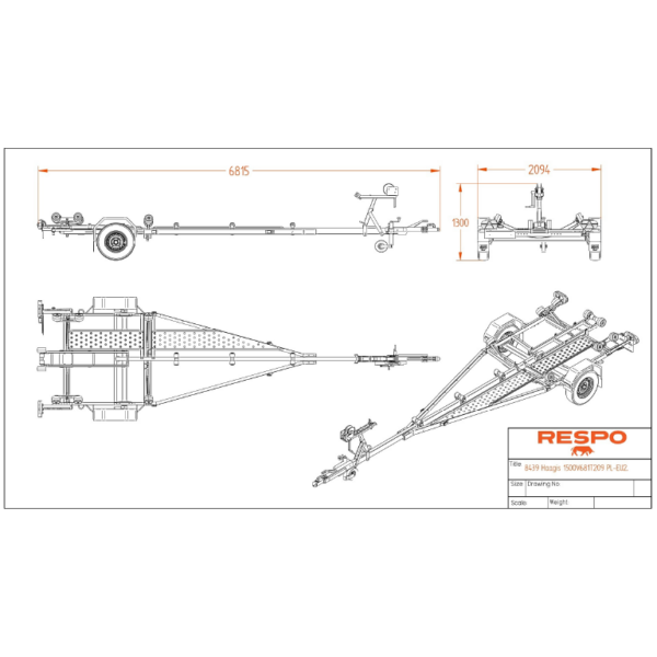 Trailer 1500V681T209 PL-EU2