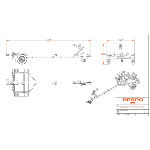 Trailer 700V451T160 mur-EU2